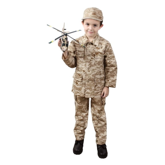 Rothco 7092 Men Kids Camo Battle Dress Uniform Shirt, Desert Digital Camo - Extra Large