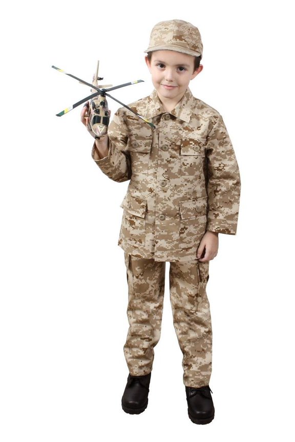 7092 Men Kids Camo Battle Dress Uniform Shirt, Desert Digital Camo - Extra Large