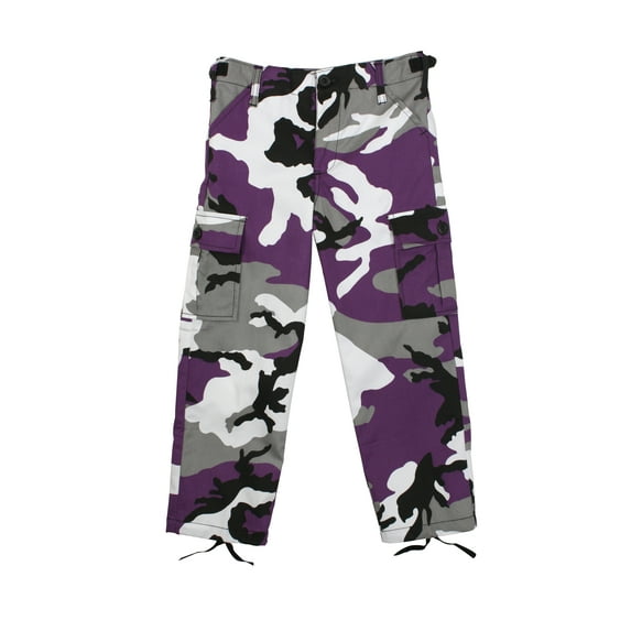 Rothco Kids Cargo Pants,Ultra Violet Camo,XL