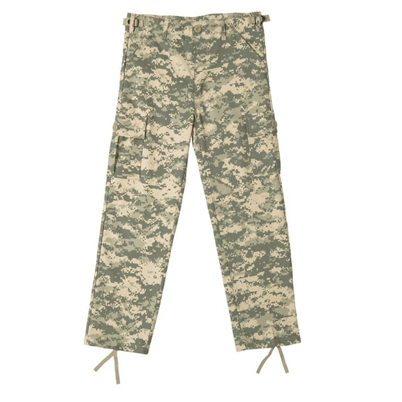 Rothco Kids Digital Camo BDU Pants,ACU Digital Camo,M