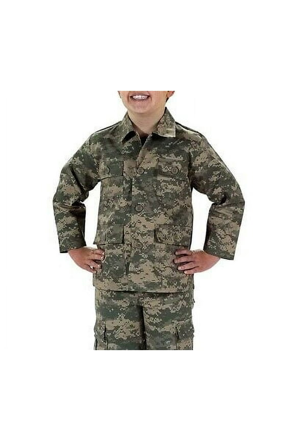 7078 Men Kids Camo Battle Dress Uniform Shirt, ACU Digital Camo - Large