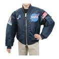 thumbnail image 1 of Rothco Kids Flight Jacket With Patches Navy Blue,M, 1 of 2