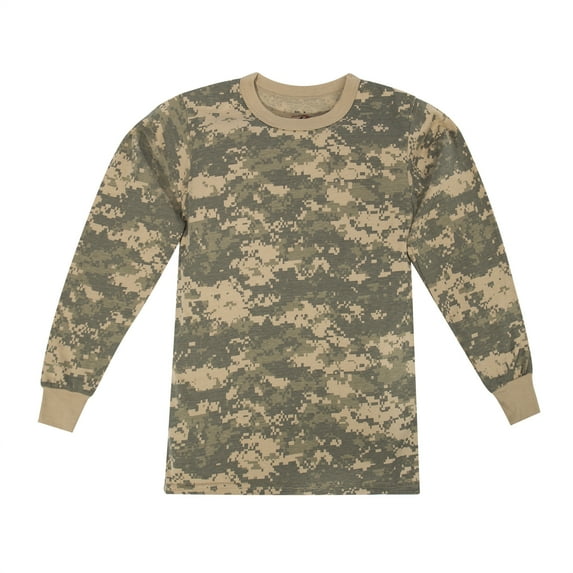 Rothco Kids Long Sleeve Camo T-Shirt,L