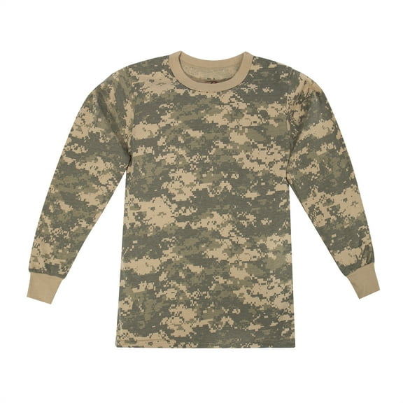 Rothco Kids Long Sleeve Camo T-Shirt,XS
