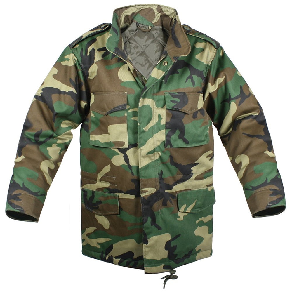 Rothco Kids M 65 Field Jacket W Liner Woodland Small