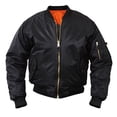 thumbnail image 1 of Rothco Kids MA-1 Flight Jackets - Black, Medium, 1 of 2