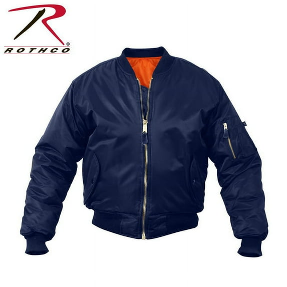 (Price/EA)Rothco 7310 Kids MA-1 Flight Jackets-Navy Blue-L