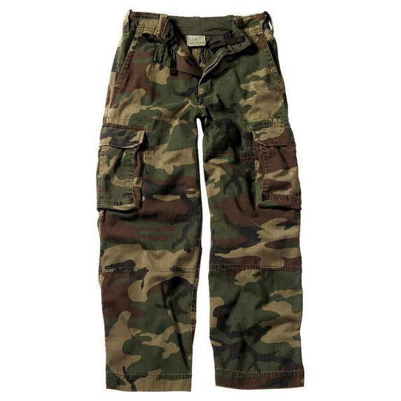 Rothco Kids Vintage Paratrooper Fatigue - Woodland Camo, Small