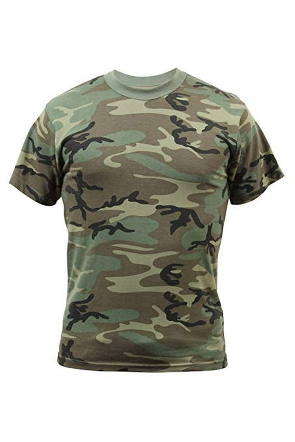 Kids Vintage T-Shirt - Woodland Camo, Medium