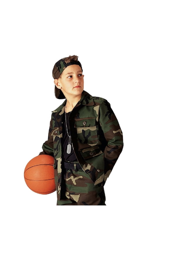 Kids Woodland Camo BDU Shirt - Size 2
