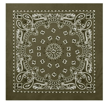 Rothco Large Trainmen Bandanas 27 Inch - Olive Drab