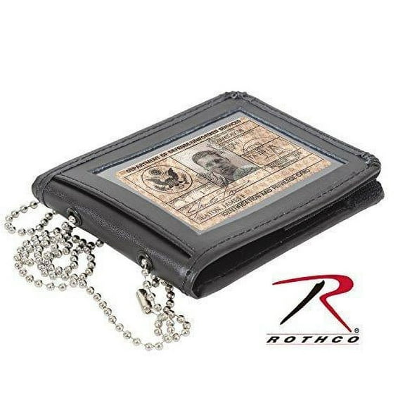 Rothco Leather Neck Identification Holder