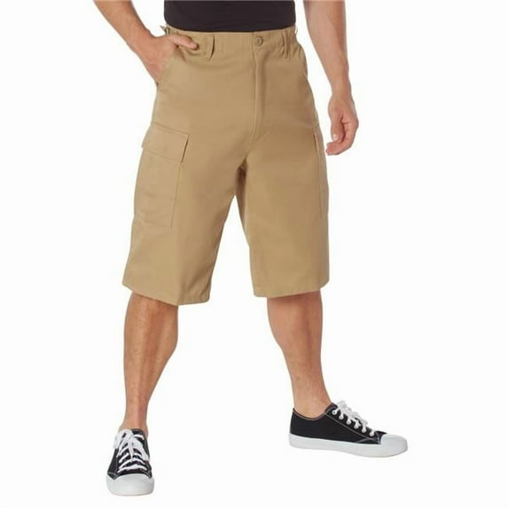 Rothco Long Length BDU Shorts,Khaki,S