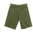 thumbnail image 1 of Rothco Long Length BDU Shorts,Olive Drab,XL, 1 of 2