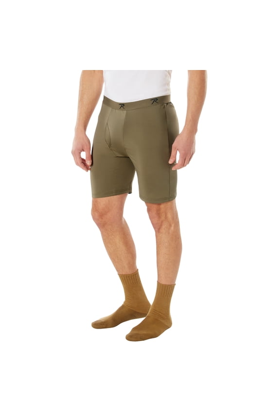 Long Length Moisture Wicking Performance Boxer Shorts