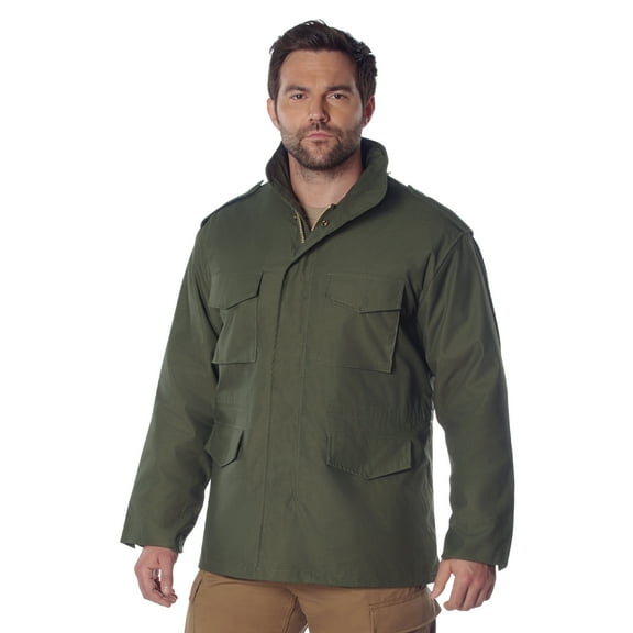 Rothco M-65 Field Jacket - Mens, Olive Drab, Small, 8238-OliveDrab-S