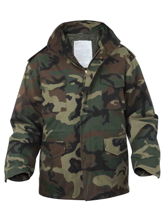 M-65 Field Jacket, Woodland Camo, 7XL
