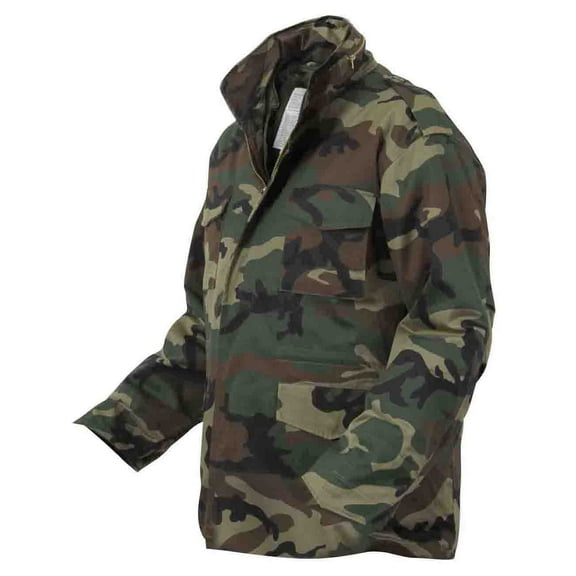 Rothco M-65 Field Jacket, Woodland Camo, XL