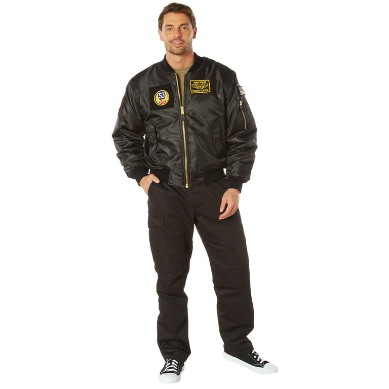 Rothco MA-1 Flight Jacket with Patches - Walmart.com