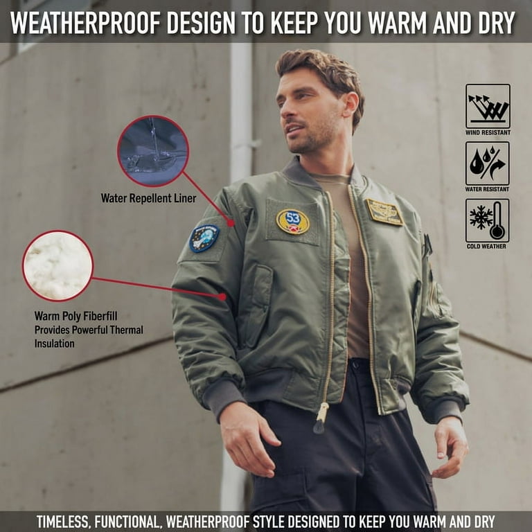 Air force bomber jacket hotsell patches