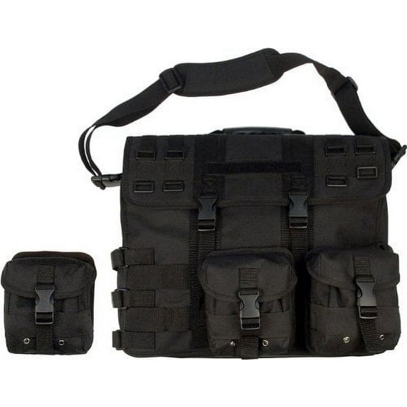 Rothco MOLLE Laptop Briefcase, Black, 3131-Black