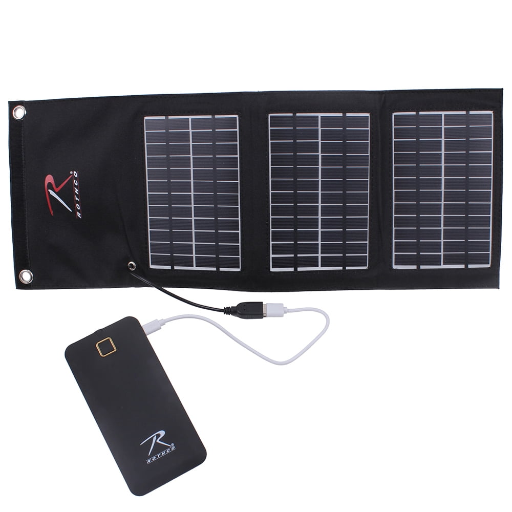 Rothco 17903 Molle Solar Panel with Power Bank
