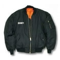 thumbnail image 1 of Rothco 8324 MA-1 Flight Jacket with Security Print, Black - 2XL, 1 of 2