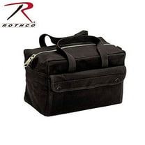 Rothco Mechanics Tool Bag Heavy-Duty Brass Zipper Polyester Black