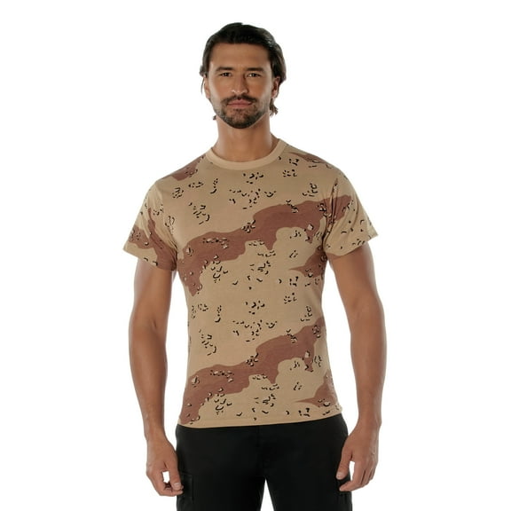 Rothco Men's Desert Camo Crew Neck Short Sleeve T-Shirt