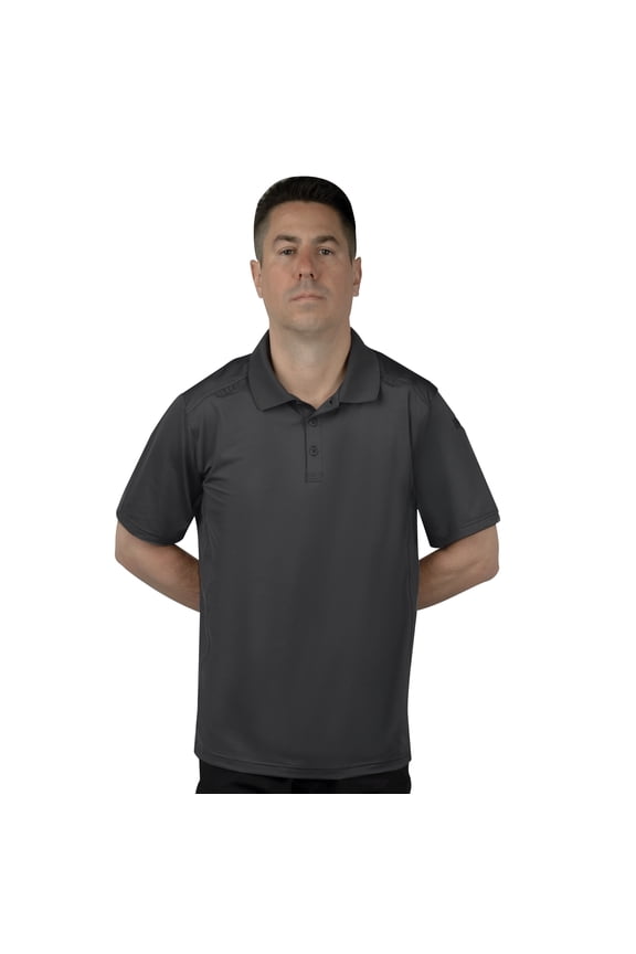 Short Sleeve Performance Polo, Charcoal Grey, 2XL