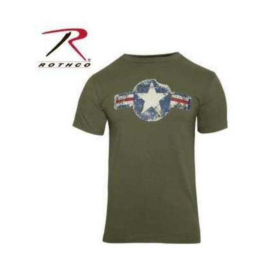 Rothco Vintage Army Air Corps T-Shirt Olive Drab 66300 66301