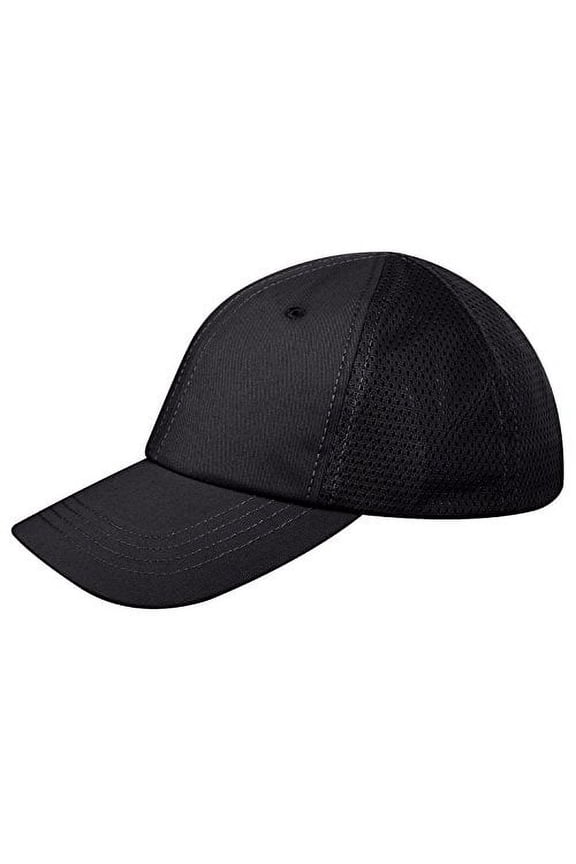 Mesh Back Tactical Cap, Black