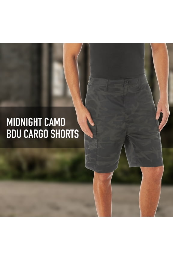 Midnight Camo BDU Shorts