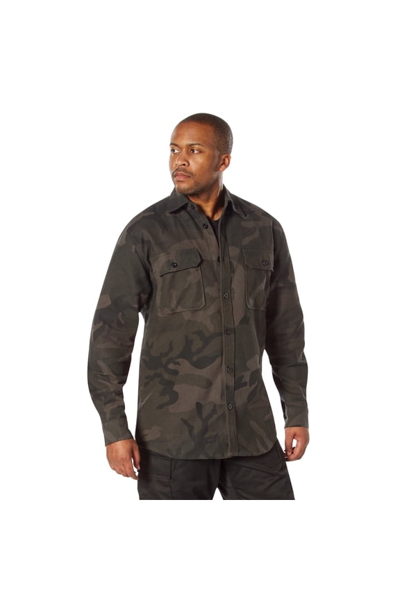 Midnight Camo Flannel Shirt