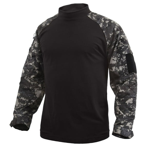 Rothco 12481 NYCO Fire Retardant Combat Long Sleeve Shirt, Subdued Urban Digital Camo - Medium