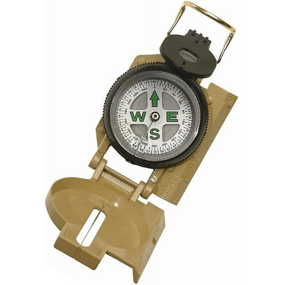 Rothco Military Marching Compass, Tan, S-Tan