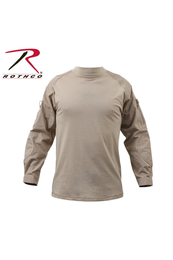 Military FR NYCO Combat Shirt - Desert Sand, Medium