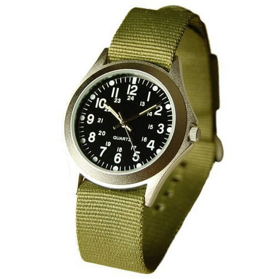 Rothco Military Style Quartz Watch, Olive Drab