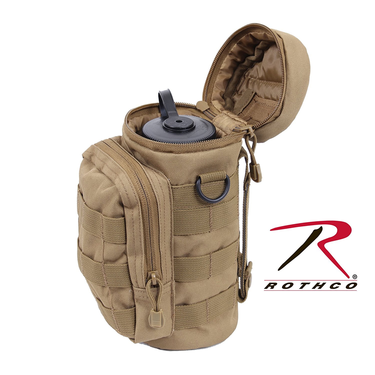 Rothco Molle Water Bottle Pouch, Coyote