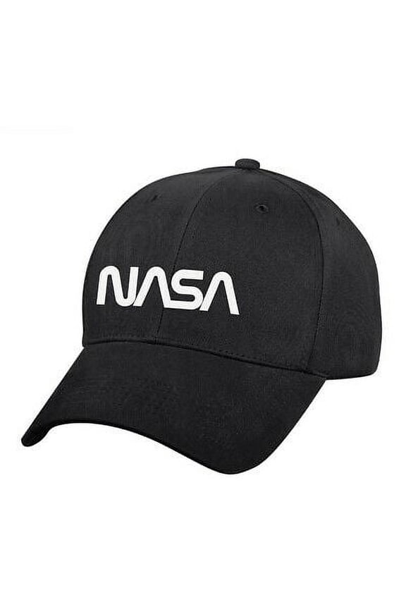 NASA Worm Logo Low Profile Cap Black 3799