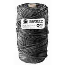Rothco Nylon Paracord 550lb 300 Ft Tube, Black, -Black
