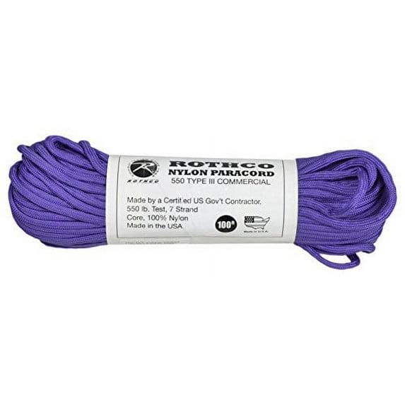 Rothco Nylon Paracord Type III 550 LB