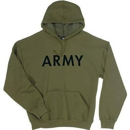 Olive green hoodie walmart online