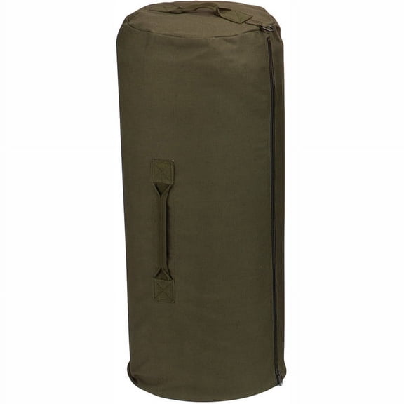 Rothco Olive Side Zipper Canvas Duffle Bags