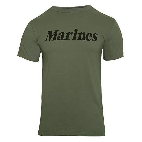 Rothco P/T T-Shirt - Marines/Od, Medium