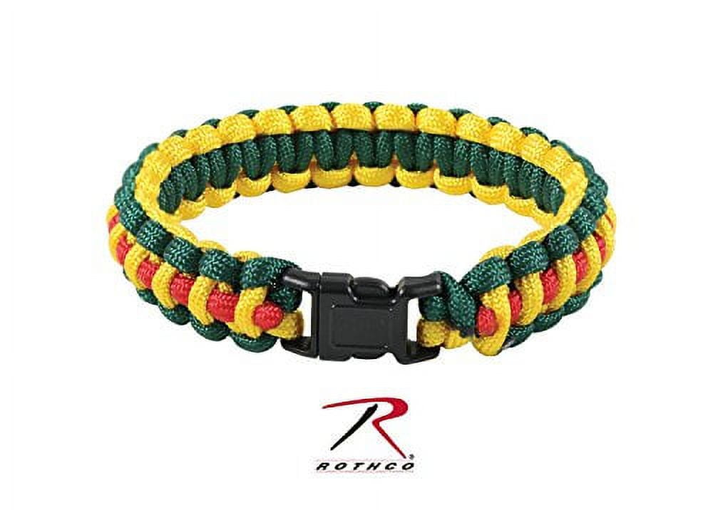 Green & Tan Paracord Bracelet