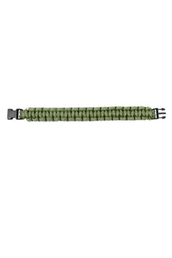 Military Survival Paracord Bracelet (9", Black)