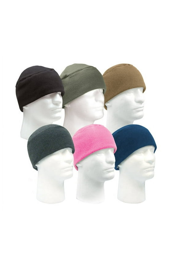 9716 Men & Women Polar Fleece Watch Caps, Coyote Brown