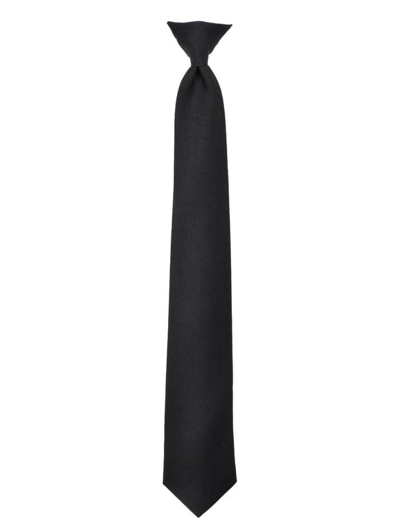 Police Issue Clip-On Neckties,Black