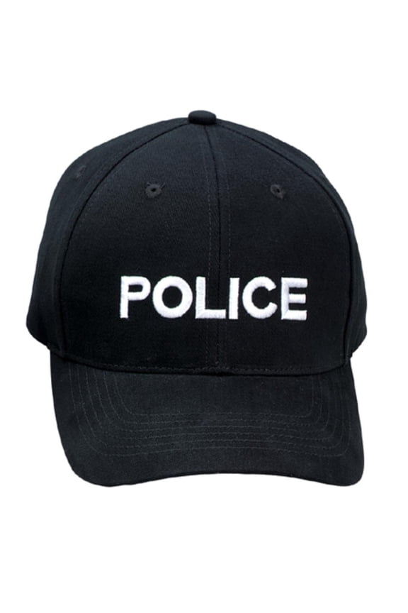 10759 Police Supreme Low Profile Insignia Cap, Black